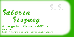 valeria viszmeg business card